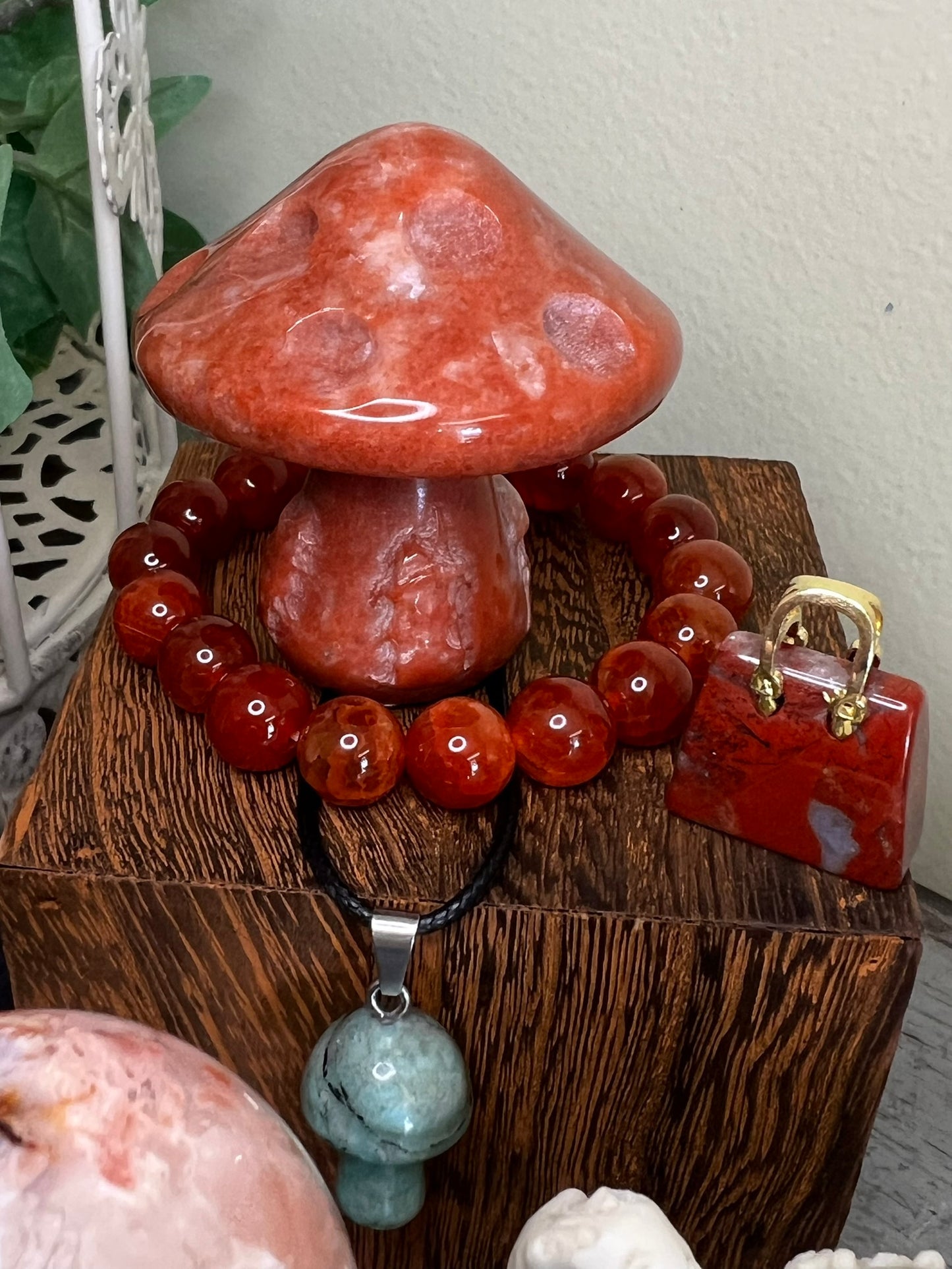 Alice Red Agate Set