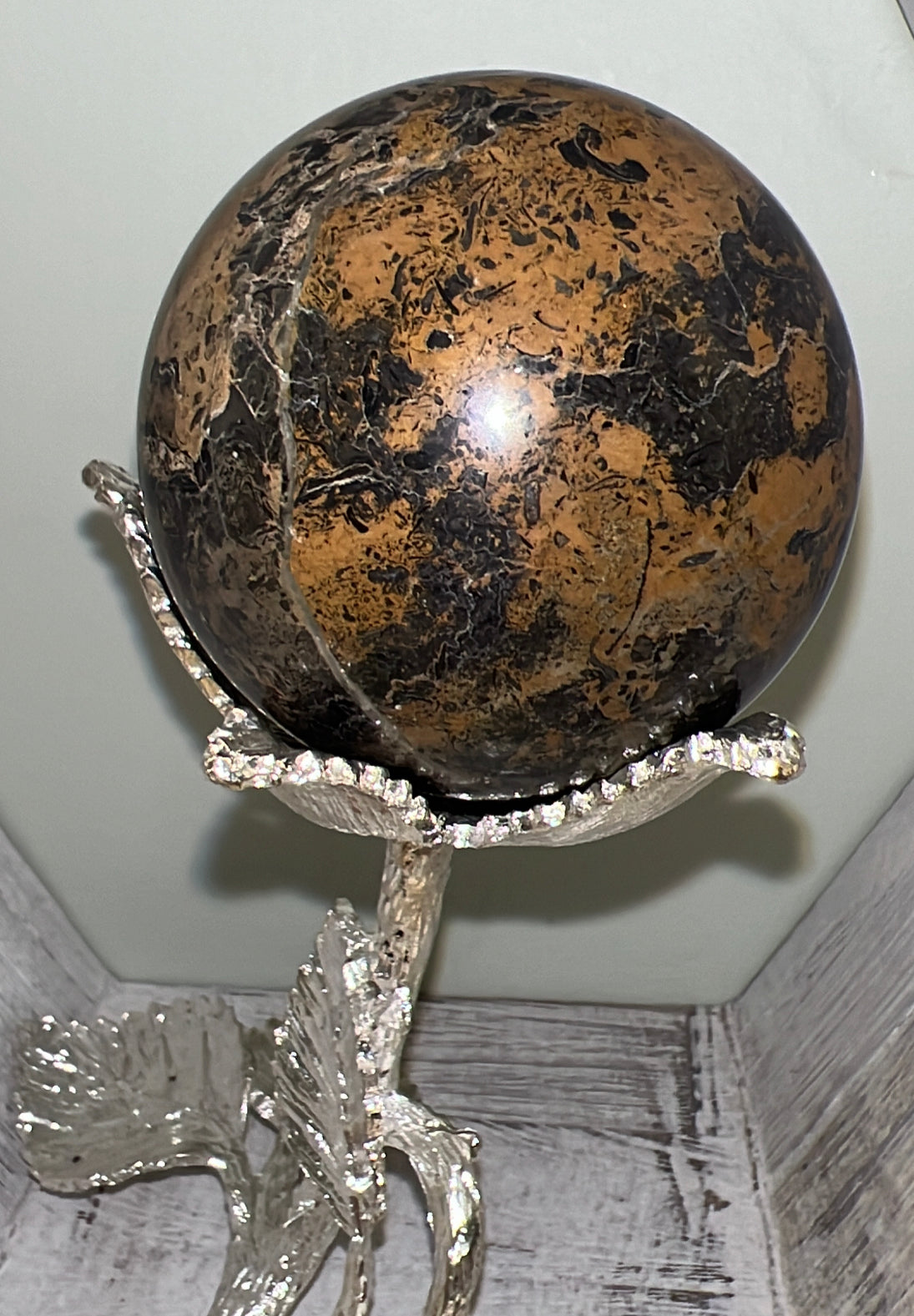 Dendritic Jasper Sphere (M) 7.5-inch