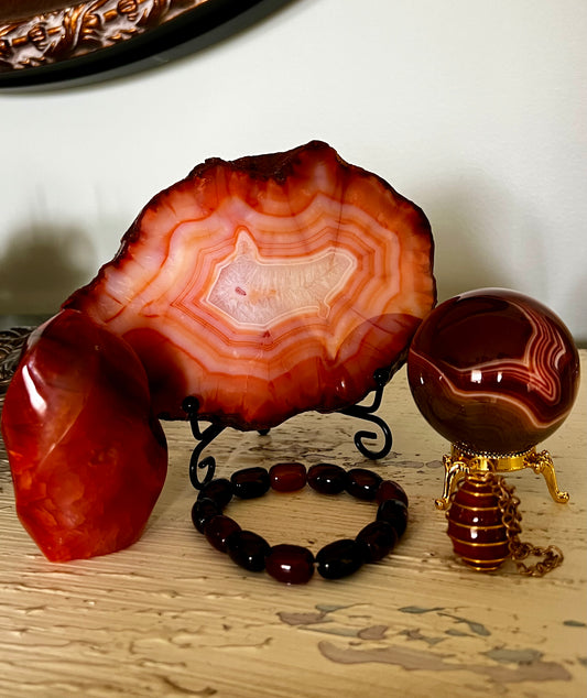 Stephanie Carnelian Set