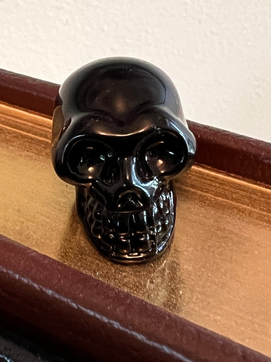 Black Obsidian Mini Skull