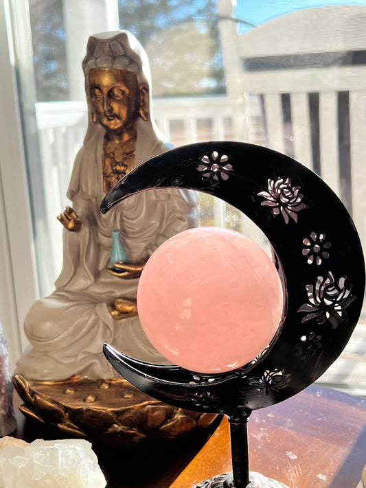 Rose Quartz Sphere Large