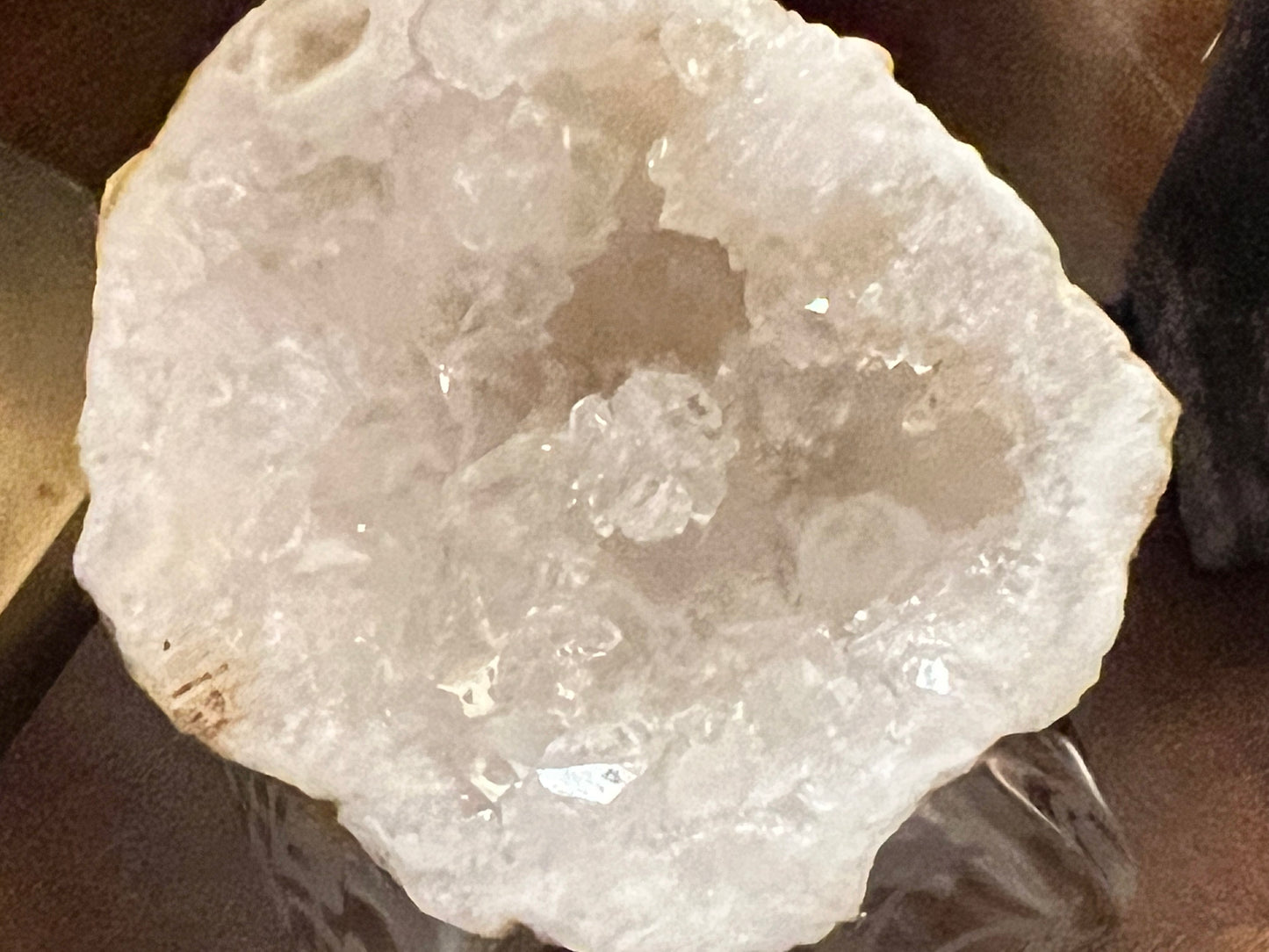 Radiant Clear Crystal Quartz Geodes