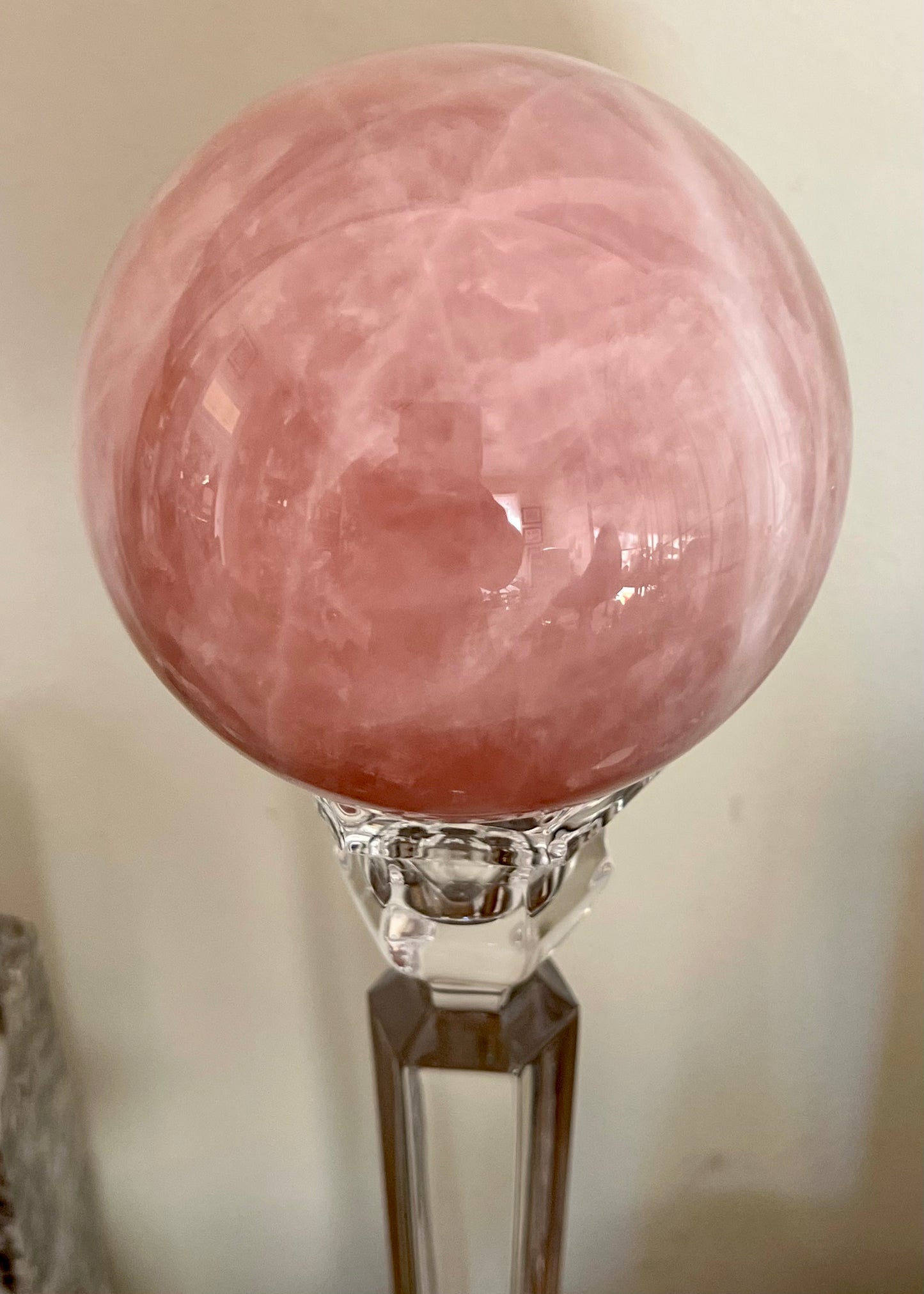 Large Rose Quartz Sphere