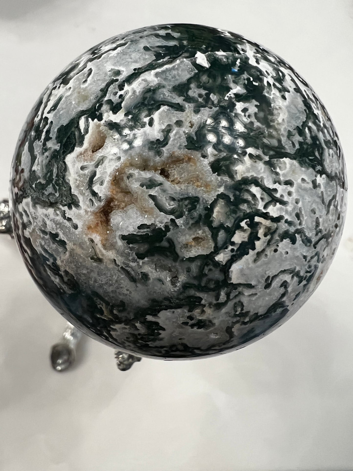 Moss Agate Sphere (M)#2