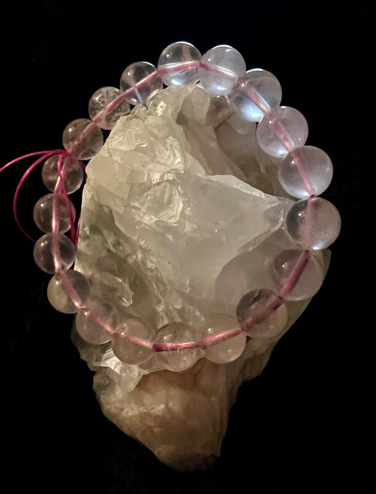 Rose Quartz Bracelet 12mm bead