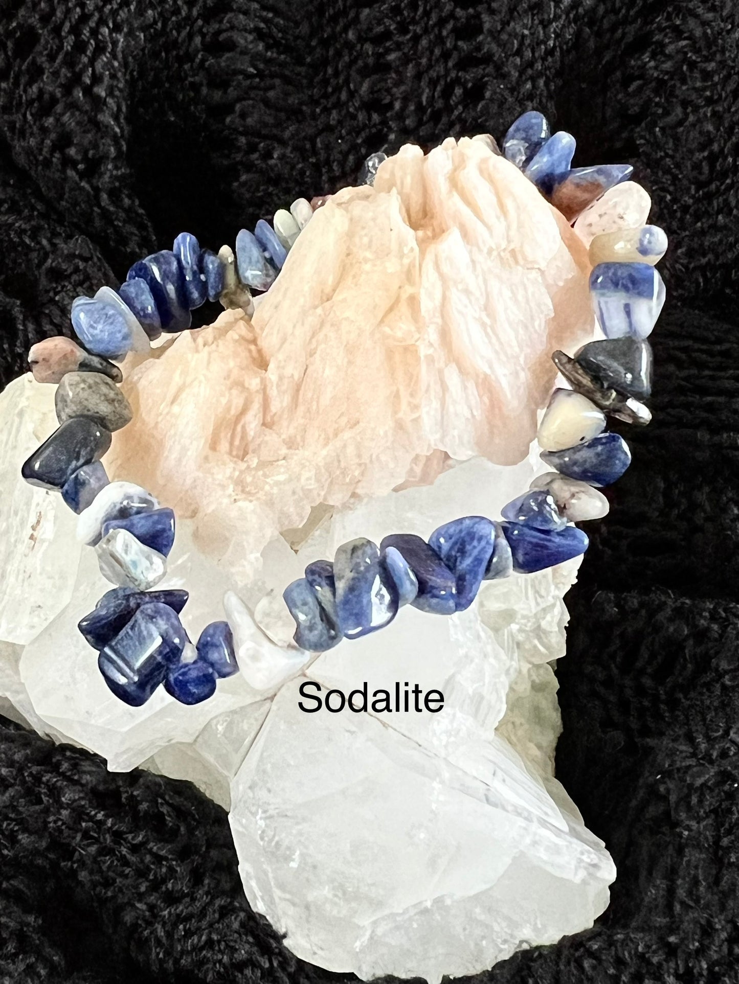 Crystal and Mineral “Chip” Bracelets