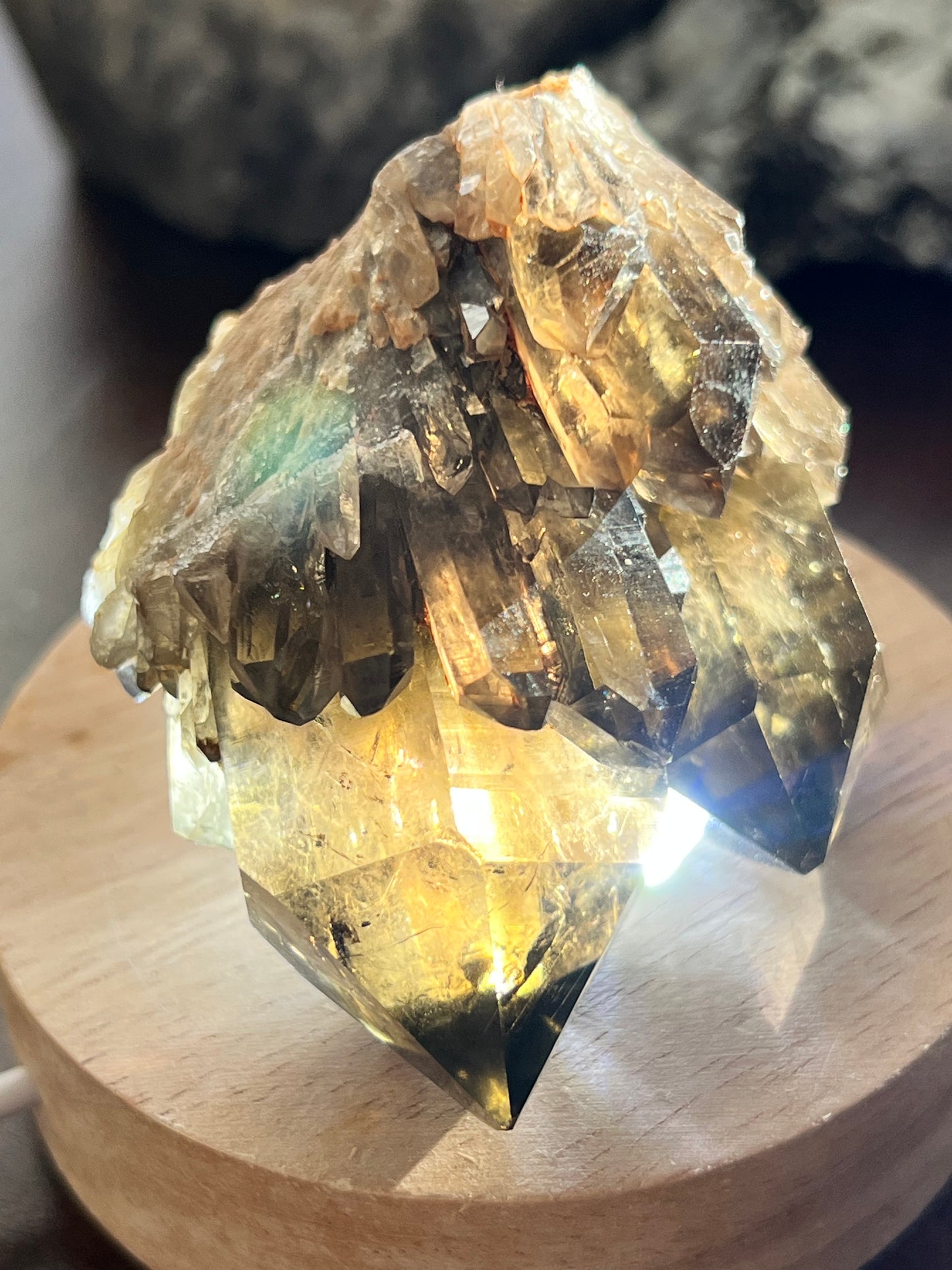 Smoky Quartz Cluster