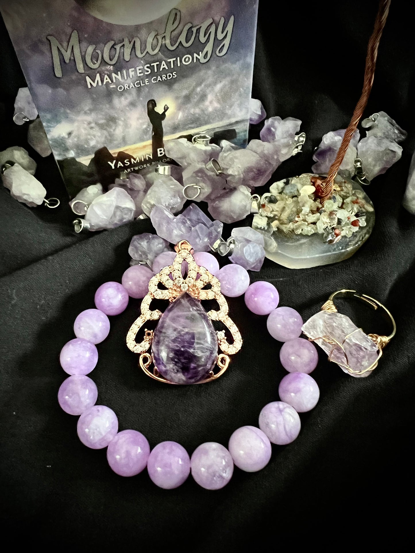 Lepidolite & Purple Rain Set