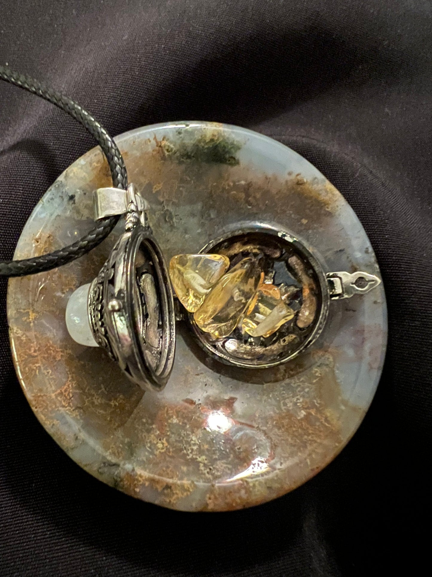 Clear Quartz Locket/Pendant