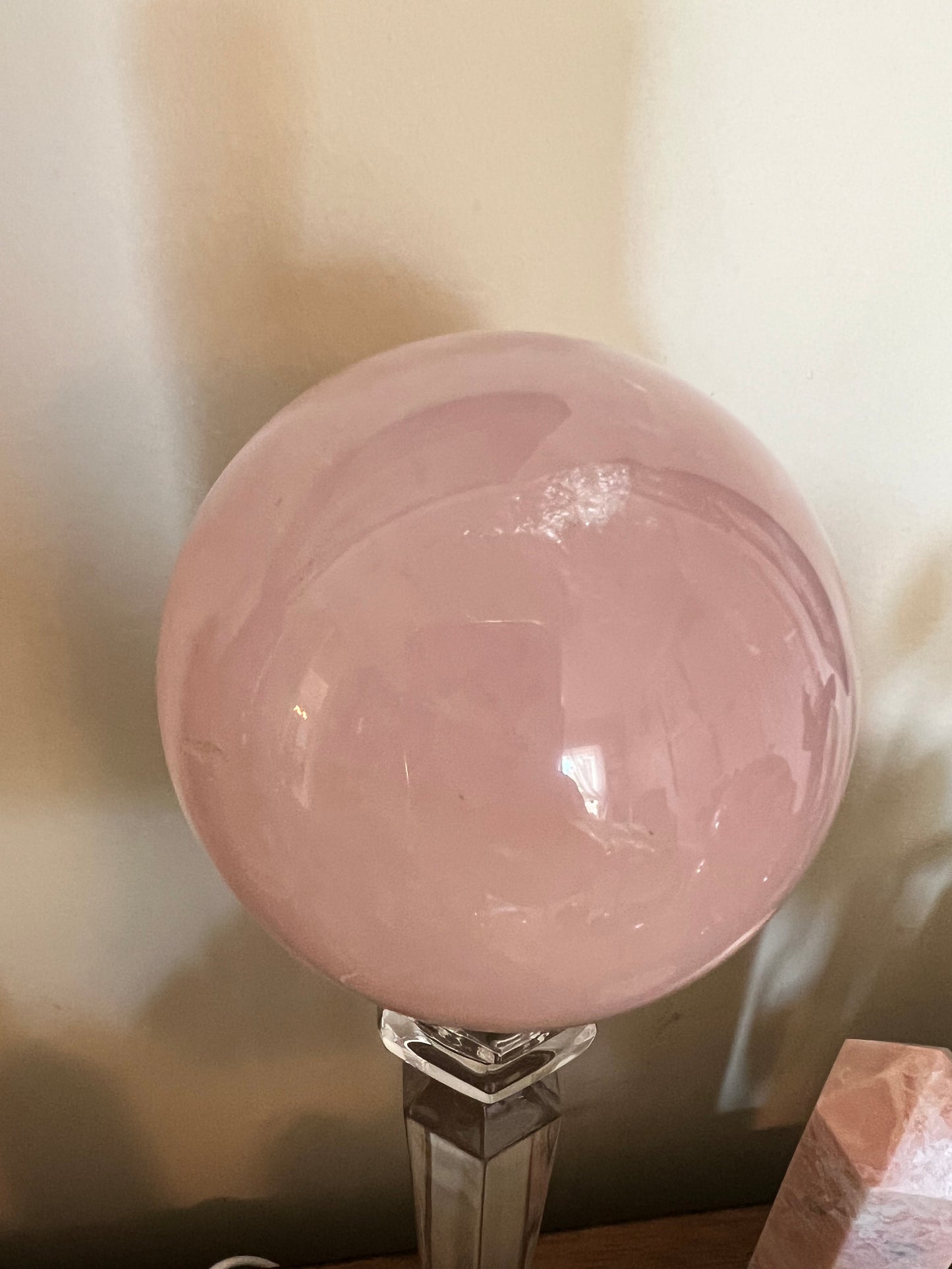 Large Rose Quartz Sphere